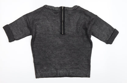 New Look Womens Grey   Pullover Jumper Size 6