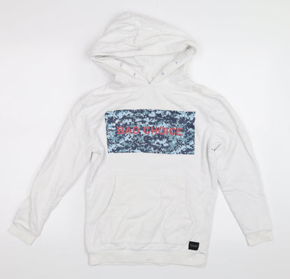 Hound Mens White   Pullover Hoodie Size XS