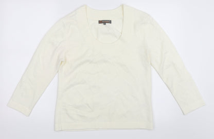 Nutshell Womens Ivory   Pullover Jumper Size L