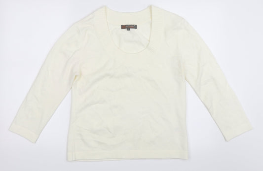 Nutshell Womens Ivory   Pullover Jumper Size L