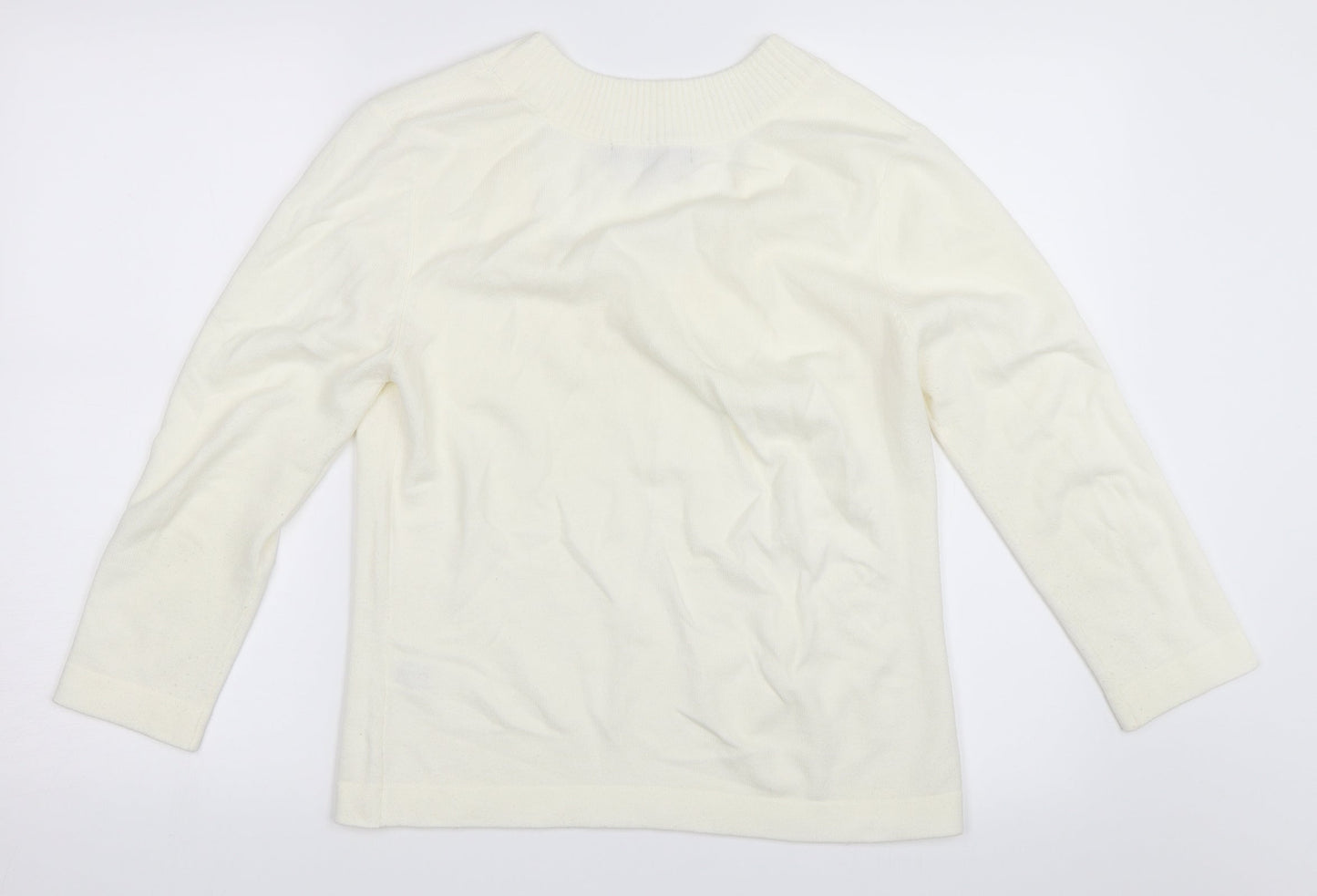 Nutshell Womens Ivory   Pullover Jumper Size L