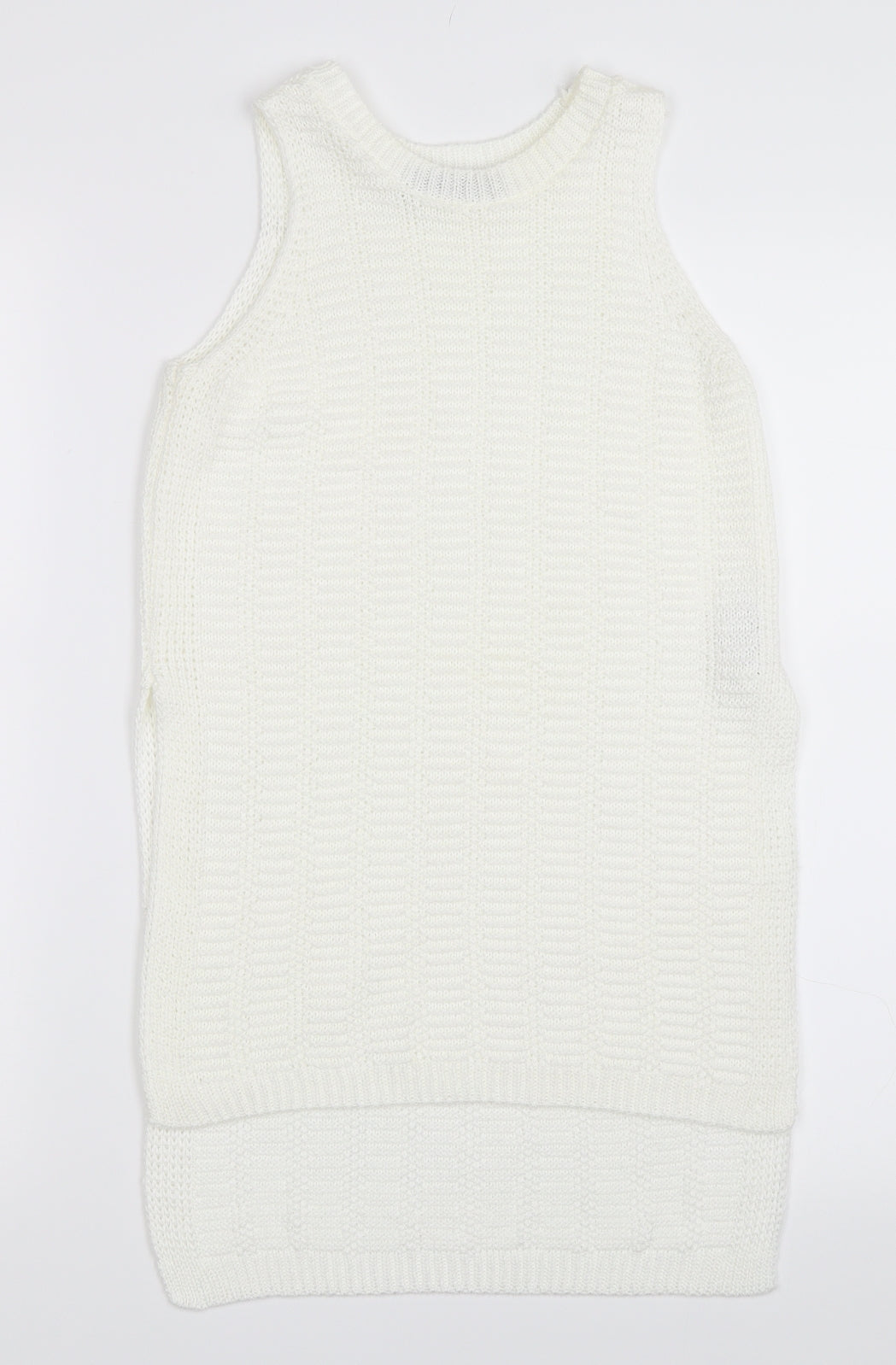 New Look Womens Ivory   Vest Jumper Size 6