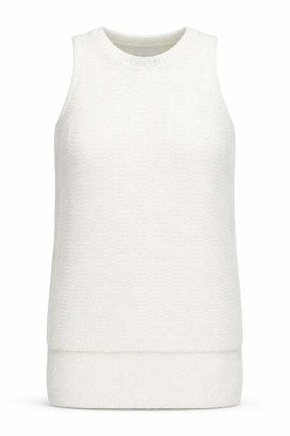 New Look Womens Ivory   Vest Jumper Size 6