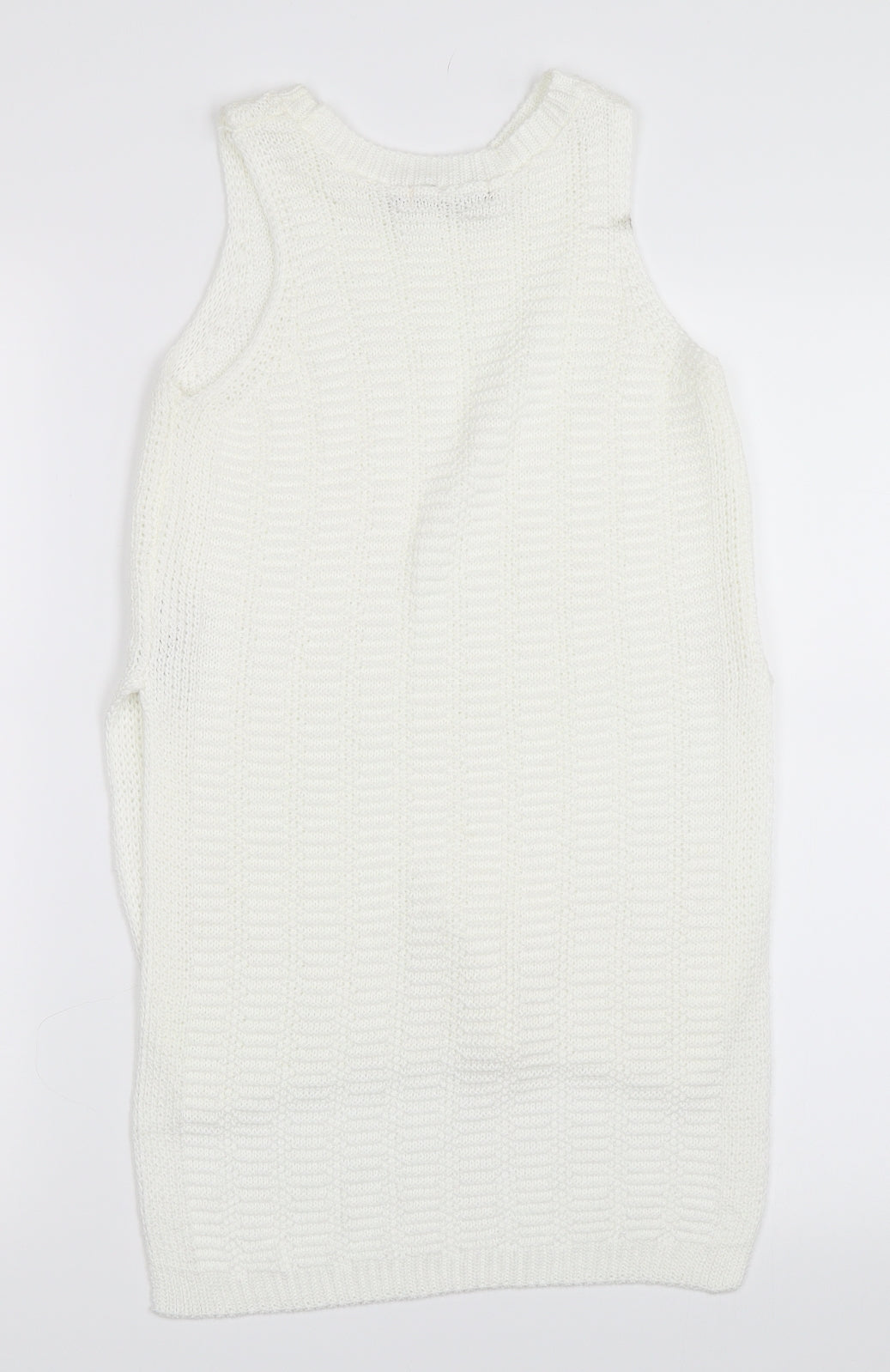 New Look Womens Ivory   Vest Jumper Size 6