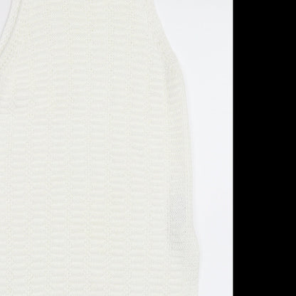 New Look Womens Ivory   Vest Jumper Size 6