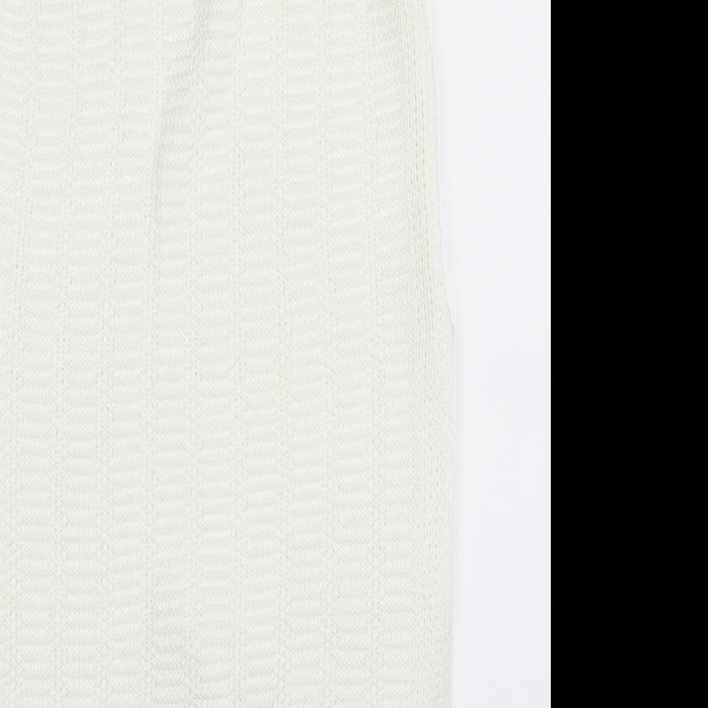 New Look Womens Ivory   Vest Jumper Size 6