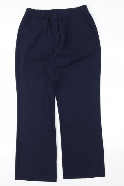 Womens UK Size 12 Magi Regular Fit  Blue Trousers
