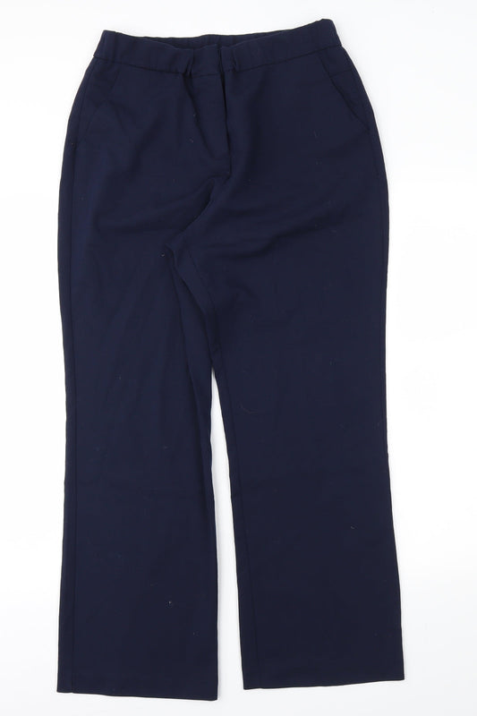 Womens UK Size 12 Magi Regular Fit  Blue Trousers