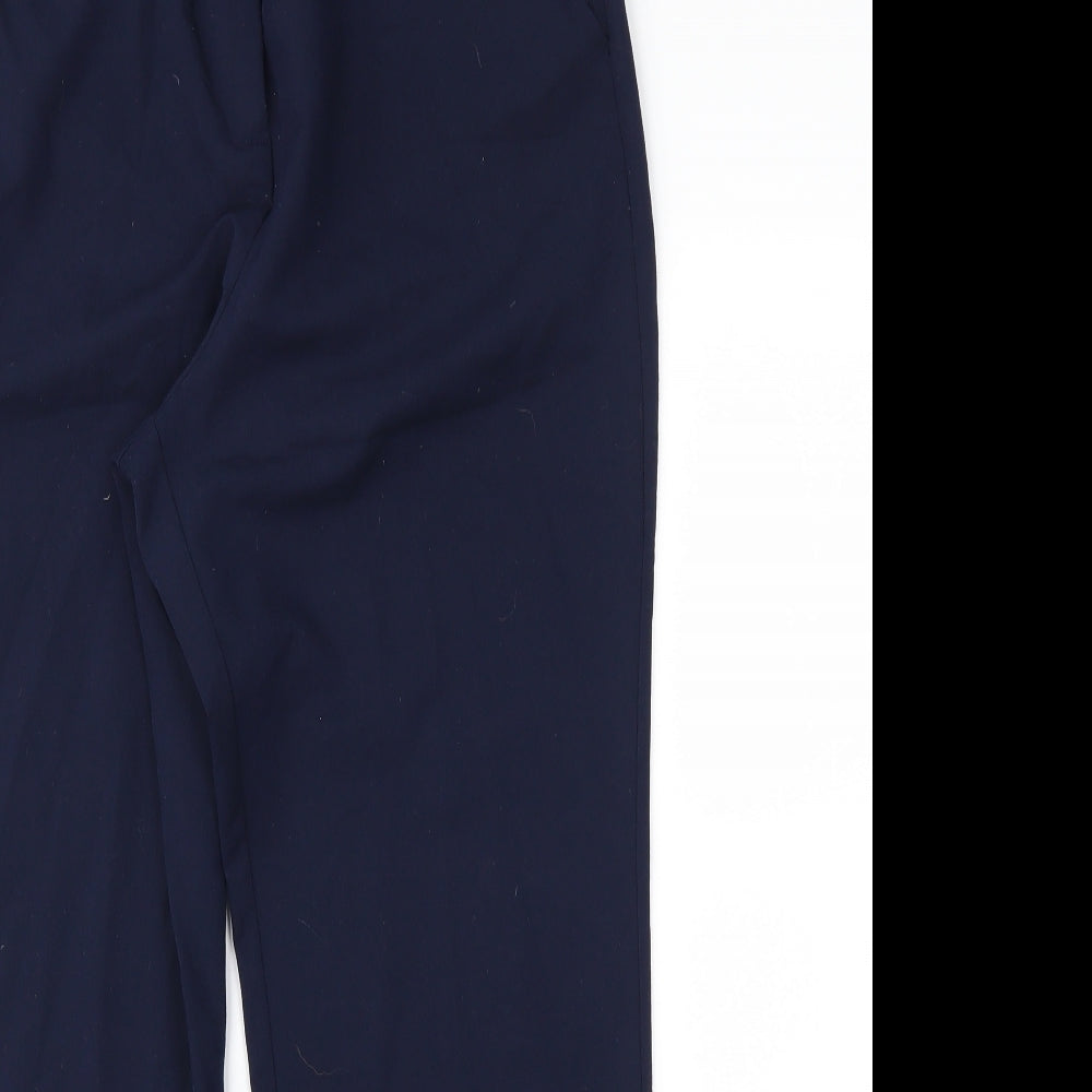 Womens UK Size 12 Magi Regular Fit  Blue Trousers