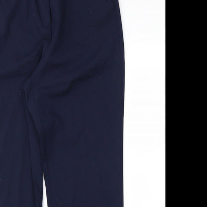 Womens UK Size 12 Magi Regular Fit  Blue Trousers