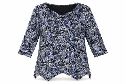 Womens UK Size 10 Tigi Blue Basic Blouse