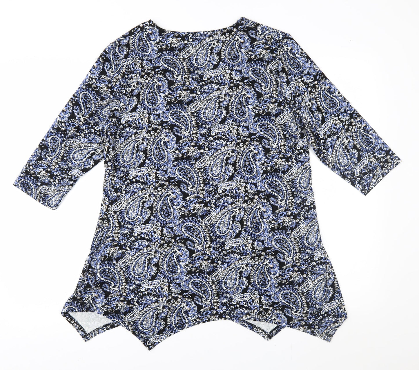 Womens UK Size 10 Tigi Blue Basic Blouse