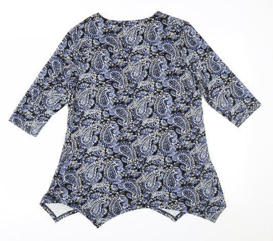 Womens UK Size 10 Tigi Blue Basic Blouse