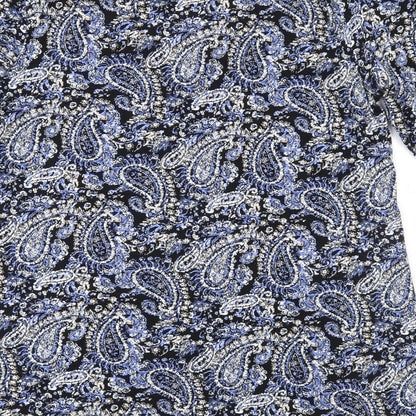 Womens UK Size 10 Tigi Blue Basic Blouse