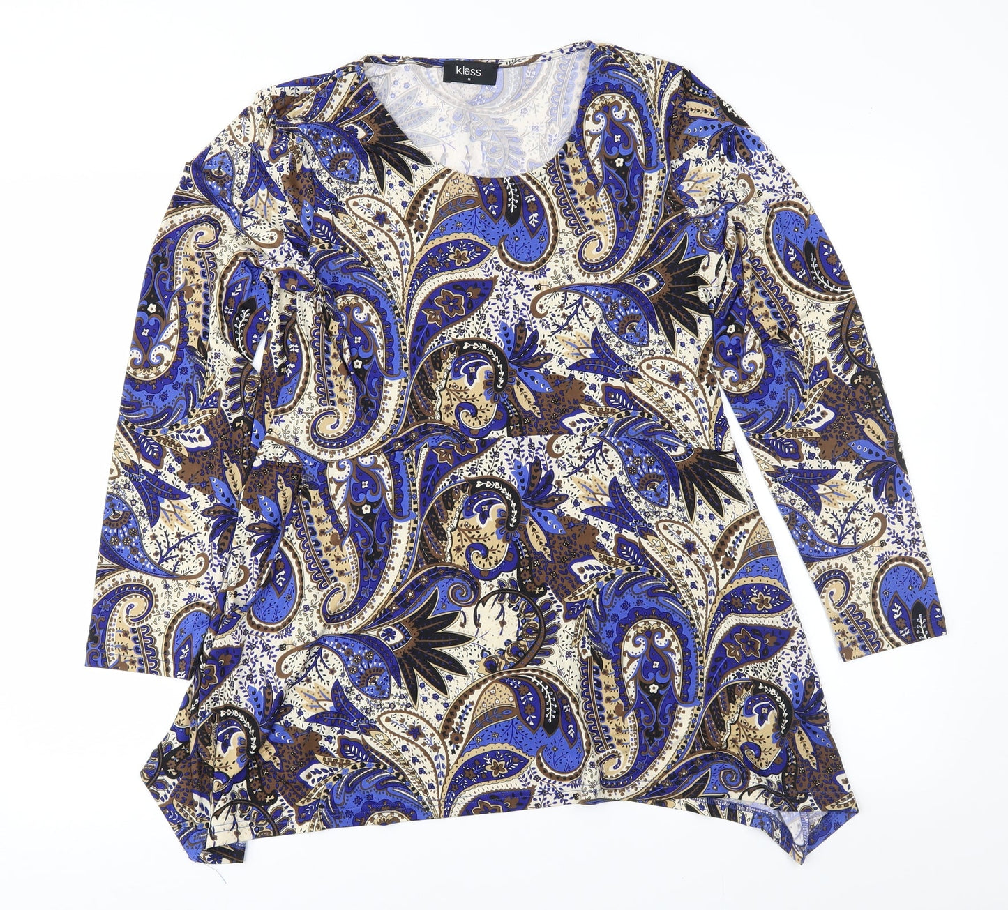 Womens UK Size M Klass Blue Basic Blouse