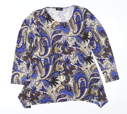 Womens UK Size M Klass Blue Basic Blouse