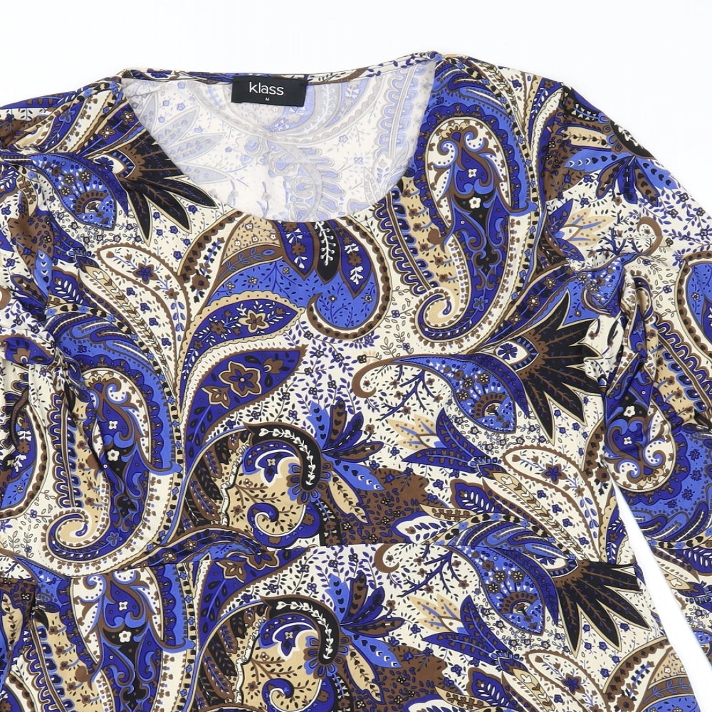 Womens UK Size M Klass Blue Basic Blouse