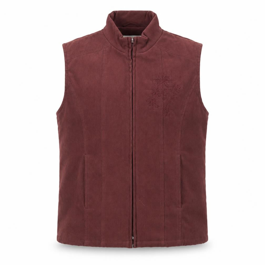 Womens UK Size S EWM Brown Gilet