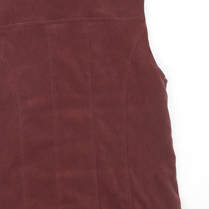 Womens UK Size S EWM Brown Gilet