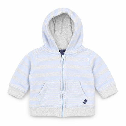 F&F Boys Blue Striped  Jacket  Size 0-3 Months