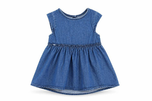 NEXT Girls Blue  Denim Fit & Flare  Size 0-3 Months