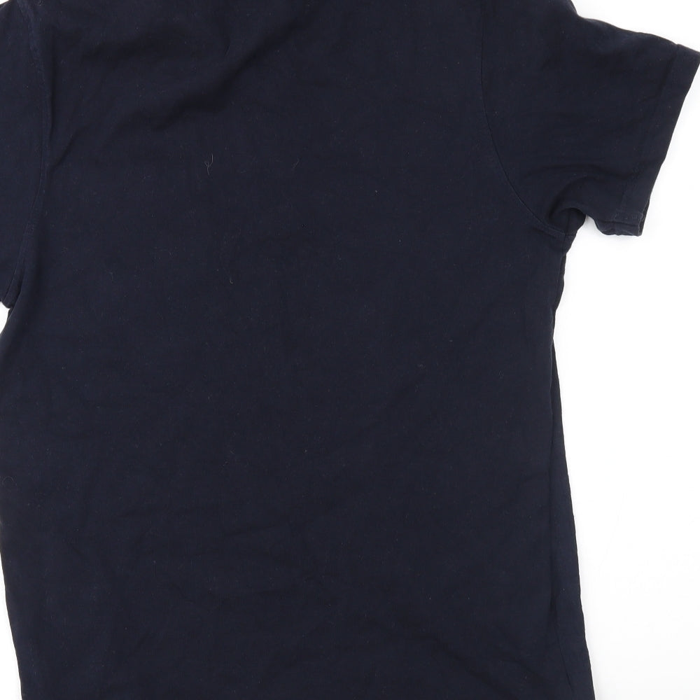 Twisted Soul Mens Blue    Polo Size S