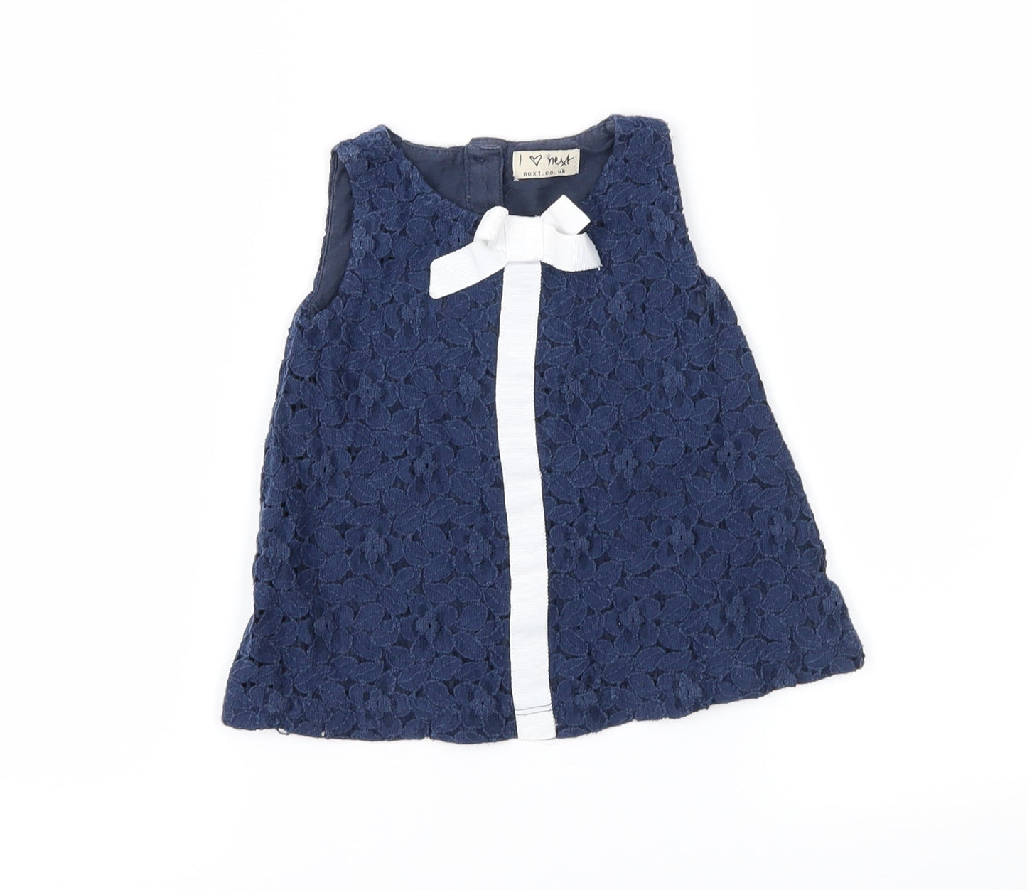 NEXT Girls Blue  Lace Fit & Flare  Size 3-6 Months