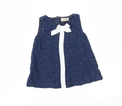 NEXT Girls Blue  Lace Fit & Flare  Size 3-6 Months