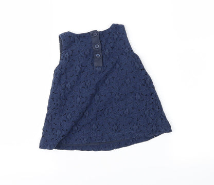 NEXT Girls Blue  Lace Fit & Flare  Size 3-6 Months