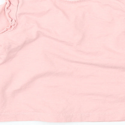 Matalan Girls Pink   Basic T-Shirt Size 3-6 Months