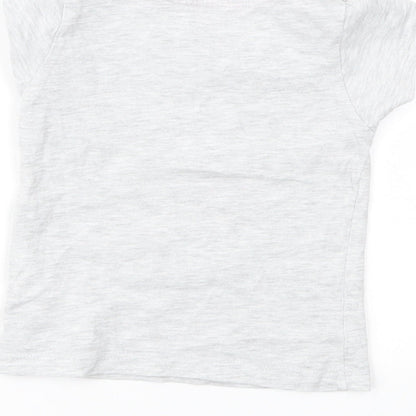 Primark Girls Grey   Basic T-Shirt Size 9-12 Months