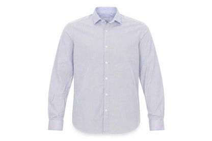 Mens UK Size 15.5 REMUS Blue  Button-Up Long Sleeve Casual Shirt