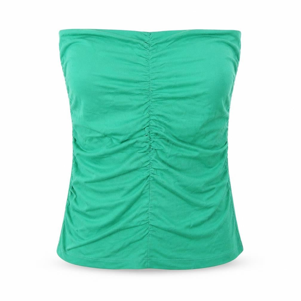 Womens UK Size 14 Dorothy Perkins Green Basic Blouse