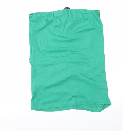 Womens UK Size 14 Dorothy Perkins Green Basic Blouse