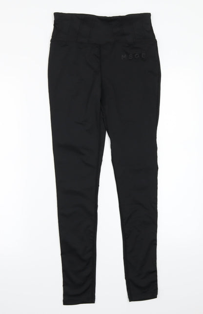 Womens UK Size S Missguided  Capri Black Leggings