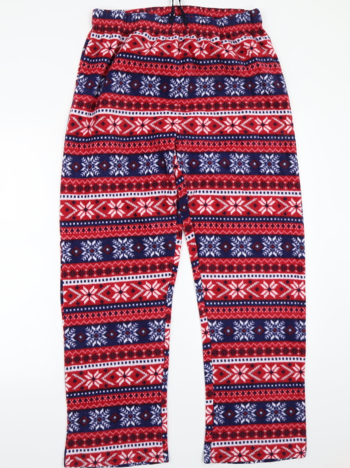 Womens UK Size L Preworn Regular Fit Sweatpants Red Trousers
