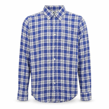 Mens UK Size XL Xcape Blue  Button-Up Long Sleeve Casual Shirt