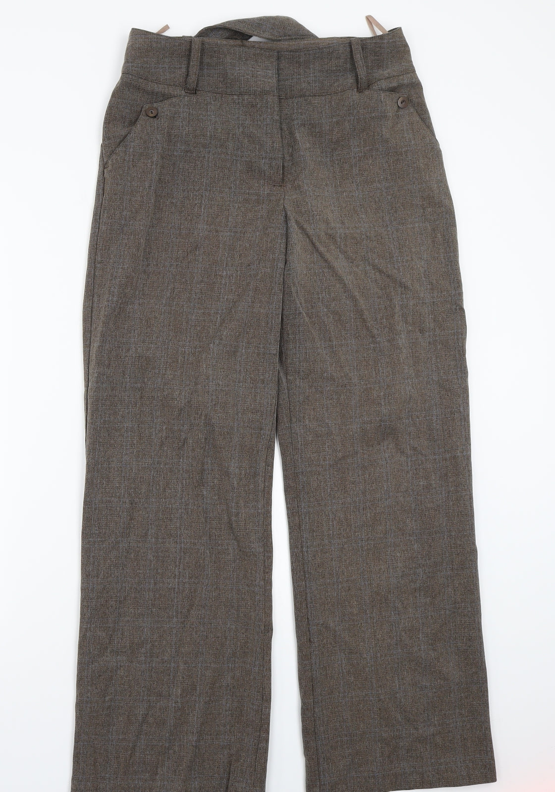 style collection Womens Brown   Trousers  Size 12 L28 in