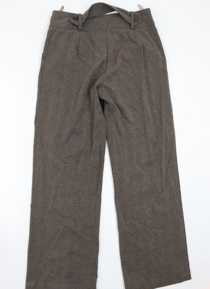 style collection Womens Brown   Trousers  Size 12 L28 in