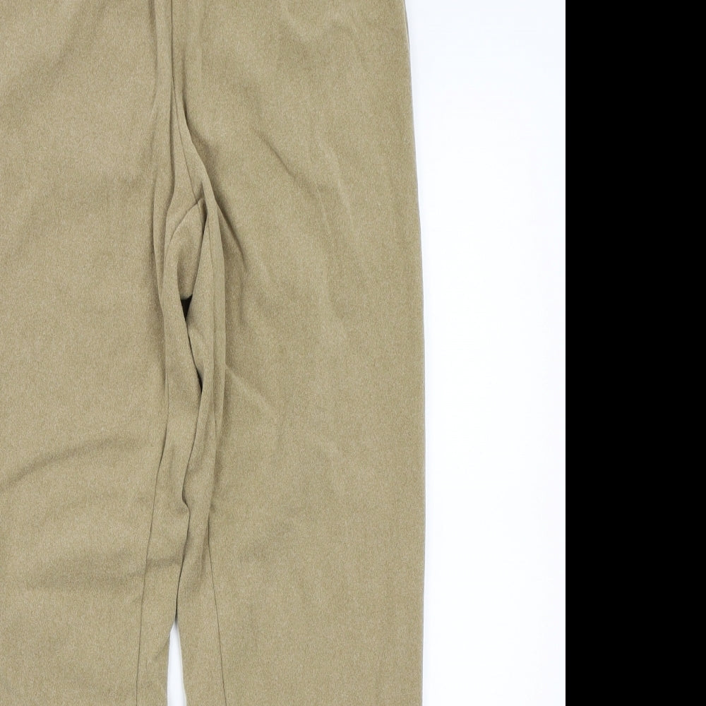 Womens UK Size L Preworn Regular Fit Sweatpants Brown Trousers