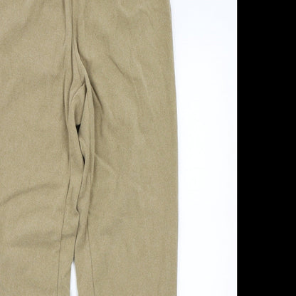 Womens UK Size L Preworn Regular Fit Sweatpants Brown Trousers