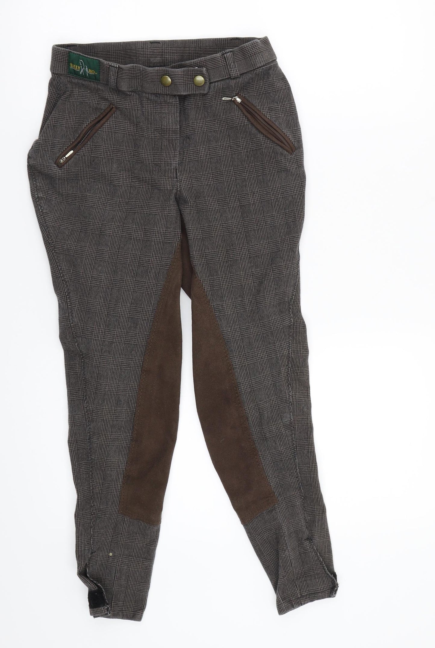 Tally Ho Womens Grey   Trousers  Size 26 L23 in