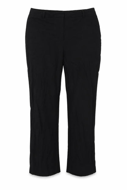 Womens UK Size 12 Collection Regular Fit  Black Trousers