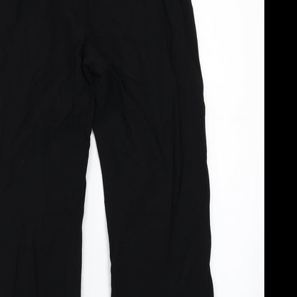Womens UK Size 12 Collection Regular Fit  Black Trousers
