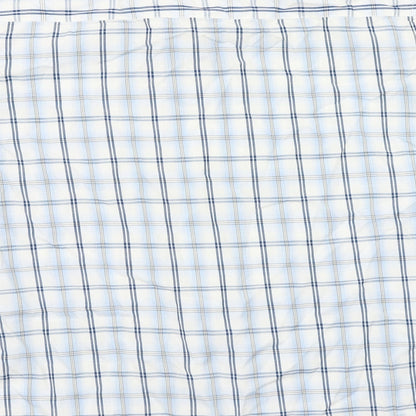 Mens UK Size L DM Merchandising White  Button-Up Short Sleeve Casual Shirt