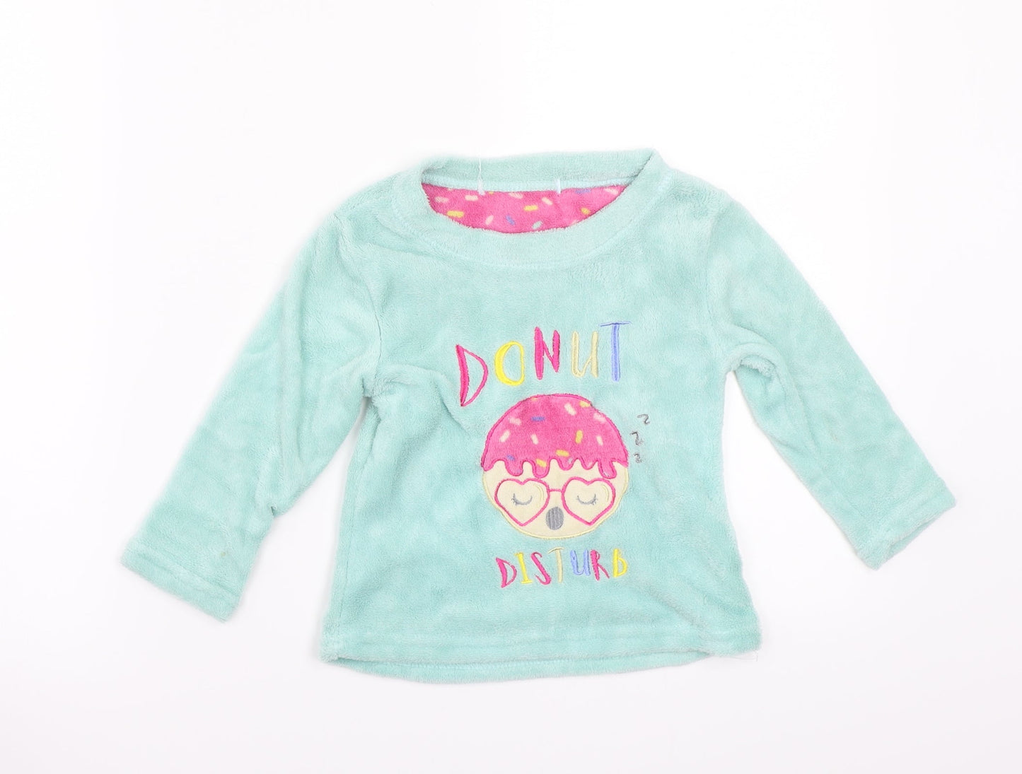 Just like you Girls Green   Pullover Jumper Size 2-3 Years