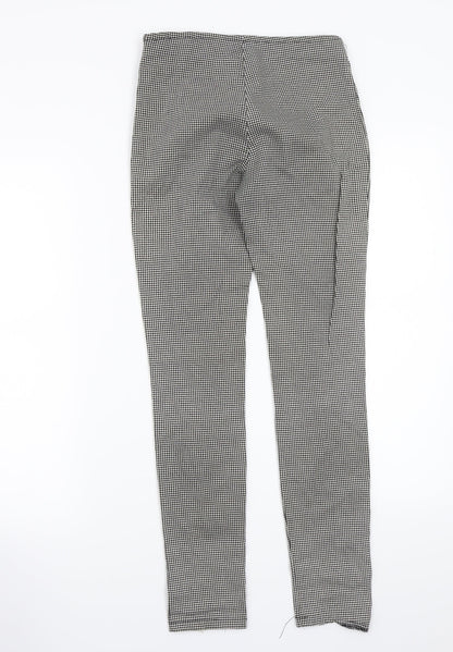 Primark Womens White Geometric  Trousers  Size 6