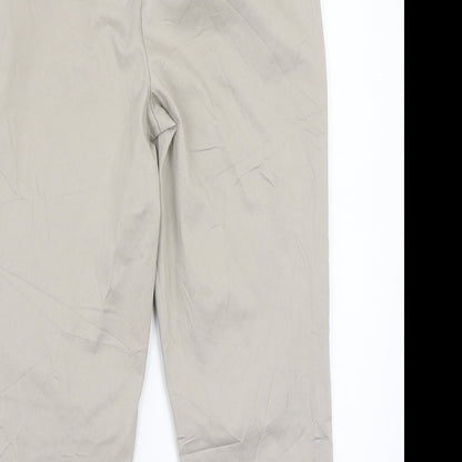 Womens UK Size 12 Marks and Spencer Regular Fit  Beige Trousers