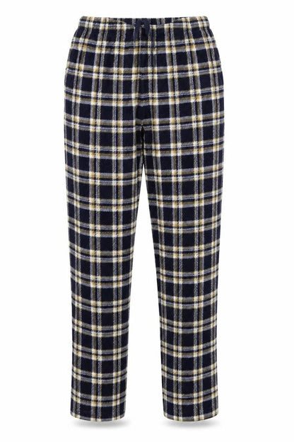 Warmth Womens Blue Check  Sweatpants Trousers Size L L28 in