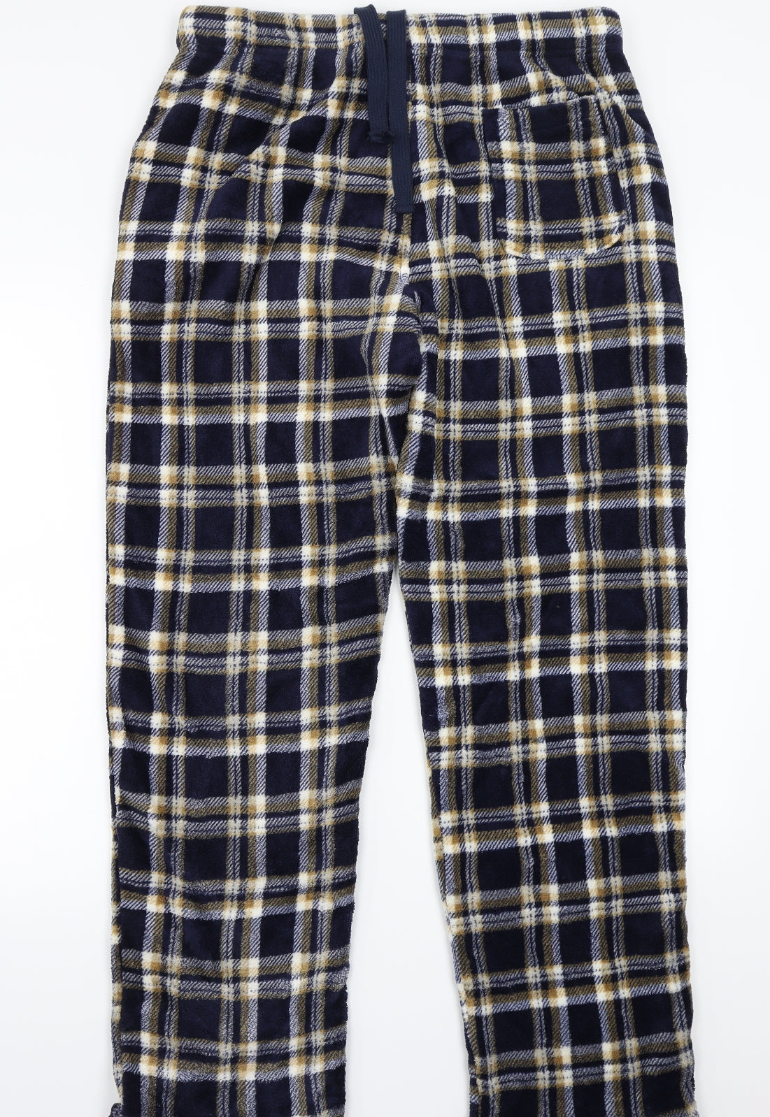 Warmth Womens Blue Check  Sweatpants Trousers Size L L28 in
